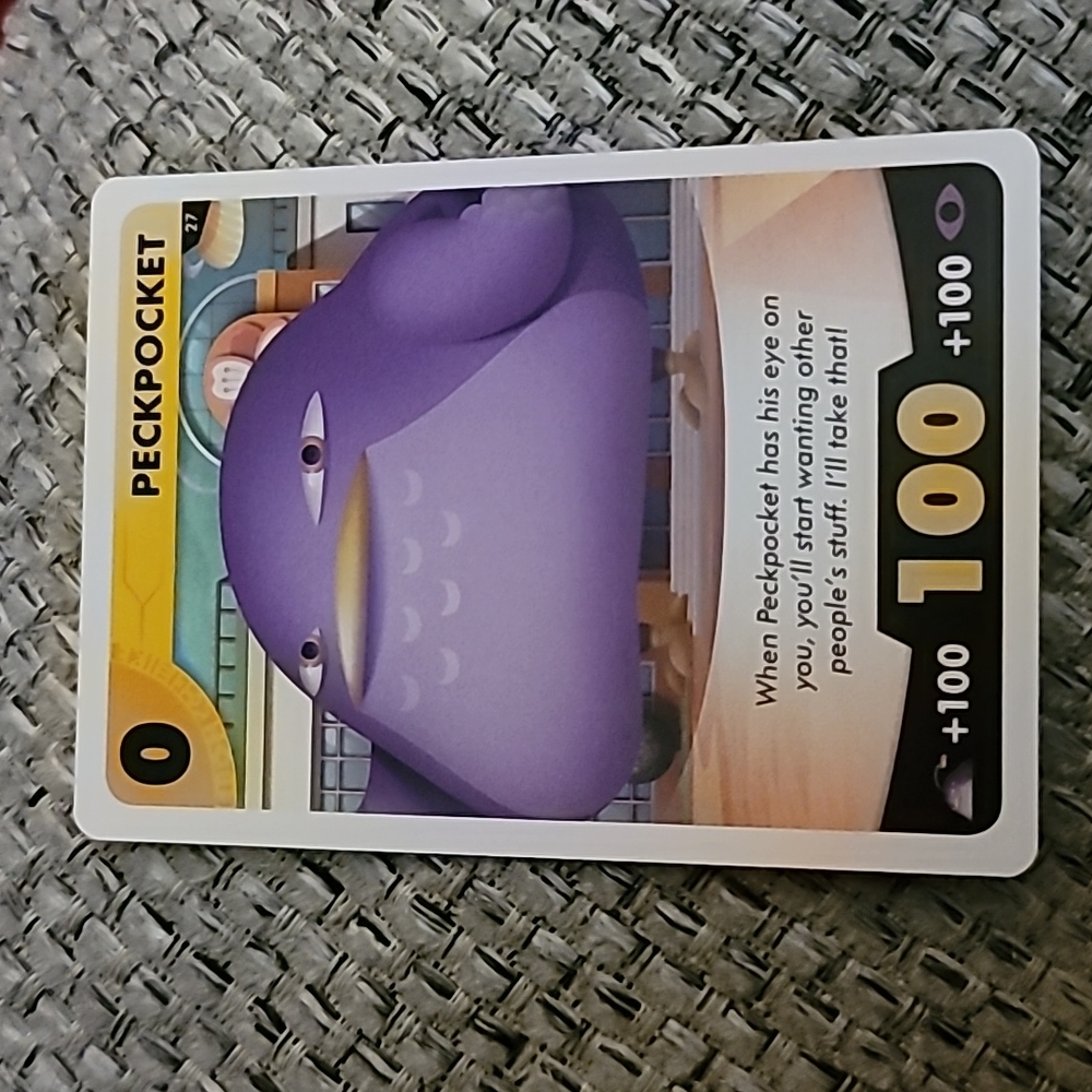 Peckpocket Yo-Kai Watch Card